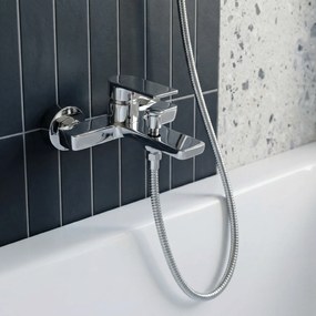 Kuchinox Serta, nástenná vaňová batéria, chrómová, LAV-BKS_010A