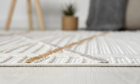 My Flair, Kusový koberec Luana 1 creme, 140x200, biela, chodba / predsieň