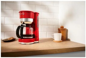 Silvercrest®  Kávovar Retro 1973 Skmr 1000 A1/Sokmr 1000 A1, červená  (100393801)