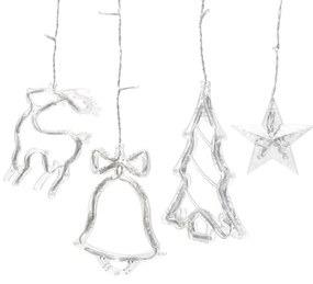 Aigostar - LED RGBY vonkajší vianočný reťaz 120xLED/6W/230V/8 funkcií 3x0,6m IP44 + diaľkové ovládanie