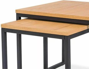 Sada 2 ks konferenčných stolíkov Largo Duo dub/čierna
