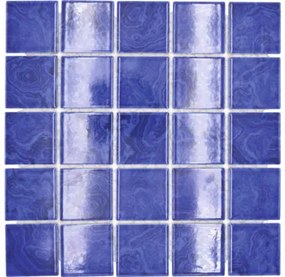 Keramická mozaika SD 641N štvorcová uni Marine Blue lesklá 30,4x30,4 cm