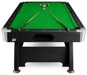 Hop-Sport Biliardový stôl Vip Extra 9 FT čierno/zelený