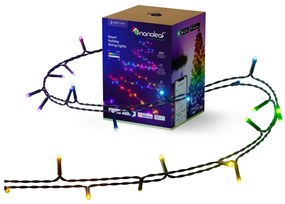 LED RGBW Vonkajšia vianočná reťaz ESSENTIALS 250xLED 2x10m 2700-6500K Wi-Fi IP44