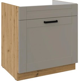 Kuchynská skrinka Luna claygrey/artisan 80ZL 1S BB