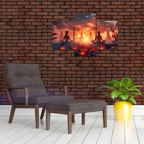 Obraz - Jóga v prírode (90x60 cm)