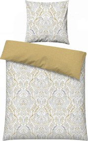 XXXLutz POSTEĽNÁ BIELIZEŇ, viacfarebná, horčicovožltá, 155/220 cm - Online Only bytové doplnky - 003808018102