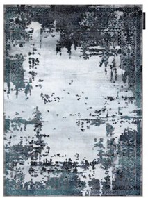 Koberec DE LUXE 2078 Ornament vintage - sivý