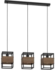 Eglo 43805 - Luster na lanku EVESHAM 3xE27/40W/230V