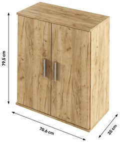 Skrinka typ 1 Ressan (dub artisan). Vlastná spoľahlivá doprava až k Vám domov. 1016733