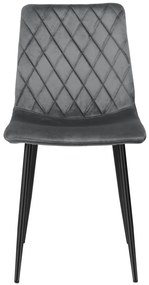 Čalúnená designová stolička ForChair II grafitová