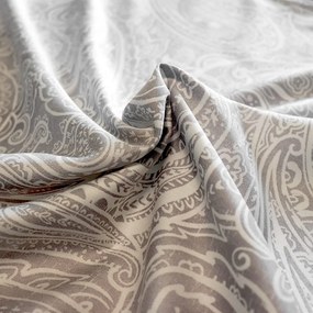 Bierbaum obliečka bavlnený satén 3684 Paisley Grey - 140x200 / 70x90 cm