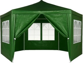 Záhradný altánok 2 x 2 m – párty stan so stenami a oknami sivá