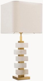 Ručne vyrobená alabastrová stolová lampa Amber