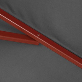 InternetovaZahrada Záhradný slnečník Ø330 cm - antracit