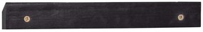 Závesný nočný stolík cindy 34 x 30 cm čierny MUZZA