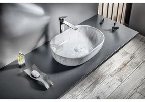 Sapho - Umývadlo na dosku DALMA 59x42 cm keramika/Carrara