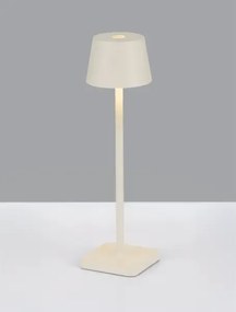 Vonkajšia stolová lampa Deck biela