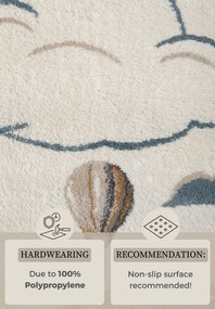 Hanse Home, Detský koberček Adventures 106209 Cream Multicolor, 120x170, viacfarebná, detská izba