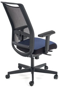 Kancelárska stolička Galatta (čierna + modrá). Vlastná spoľahlivá doprava až k Vám domov. 1028145