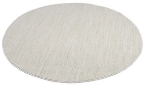 Dekorstudio Vintage okrúhly koberec CLASICO 0052 - krémový Priemer koberca: 200cm