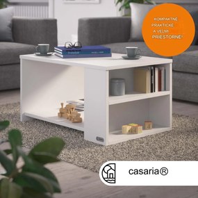 InternetovaZahrada Konferenčný stolík Santa Cruz 90x59x47cm - biely