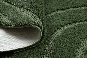 Sada kúpeľňových koberčekov SUPREME WAVES vlny, zelená