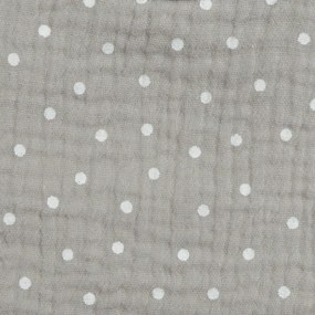 Sivé mušelínové slintáky v súprave 2 ks – Bébé Douceur