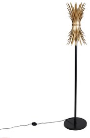 Stojaca lampa v štýle Art Deco zlatá - Wesley