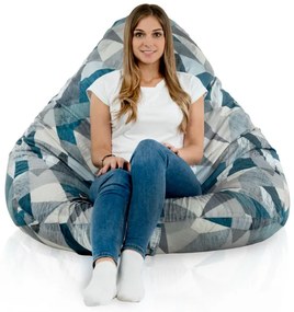 Sedací vak DROP XXL abstract