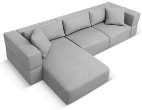 Svetlosivá rohová pohovka, ľavý roh Esther – Milo Casa