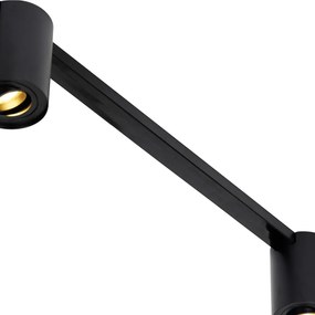 Moderný 1-fázový koľajnicový systém s 5 reflektormi čierny - Rondoo Up