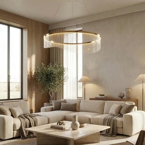Toolight Toolight, ZÁVESNÁ STROPNÁ LAMPA G145-CP 60 GOLD, OSW-04701