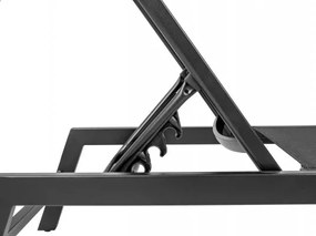 MI Záhradné ležadlo LORD 60 čierne