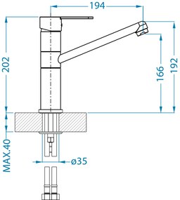 BATERIE ZENIT chrom F