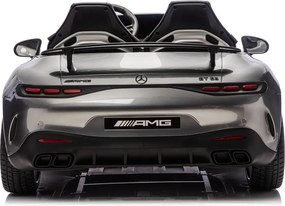 LEAN CARS Elektrické autíčko Mercedes GT63 AMG DK-GT63 24V LCD sivé lakované