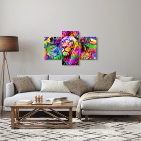 Obraz - 3D obraz leva (90x60 cm)