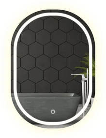 Tutumi Tutumi, LED oválne zrkadlo 80x60cm P10408 DDJ, HOM-02835