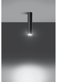 Čierne stropné svietidlo Sollux Castro