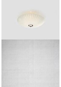 Biele stropné svietidlo so skleneným tienidlom ø 43 cm Cut – Markslöjd