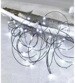 LED Vianočná vonkajšia reťaz 150xLED/20m IP44 studená biela