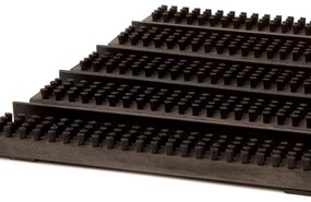 Vonkajšia rohož na obuv 60x40, breza / kov / nylon