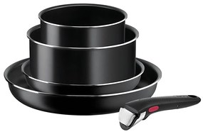 Tefal - Sada riadu 5 ks INGENIO EASY COOK & CLEAN BLACK