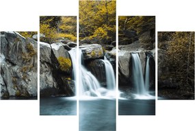 Obraz - Vodopády, Lushan, Čína (150x105 cm)