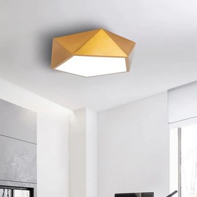 Toolight - Stropné svietidlo Diamond 30cm E27 3x60W APP875-C, zlatá, OSW-08973