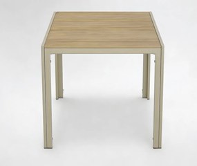 Záhradný stôl Devon 80 cm béžový