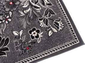 TA Koberec 7192B DARK GRAY CHEAP PP CRM Sivý Obdĺžnikový Rozmer: 100x150 cm