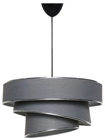 Závesný luster Couper - Anthracite, strieborná