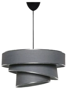 Závesný luster Couper - Anthracite, strieborná