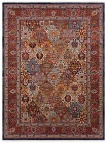 Koberec KESHAN Fredzle, Ornament, ramka orientálny 7576/53511 terakota